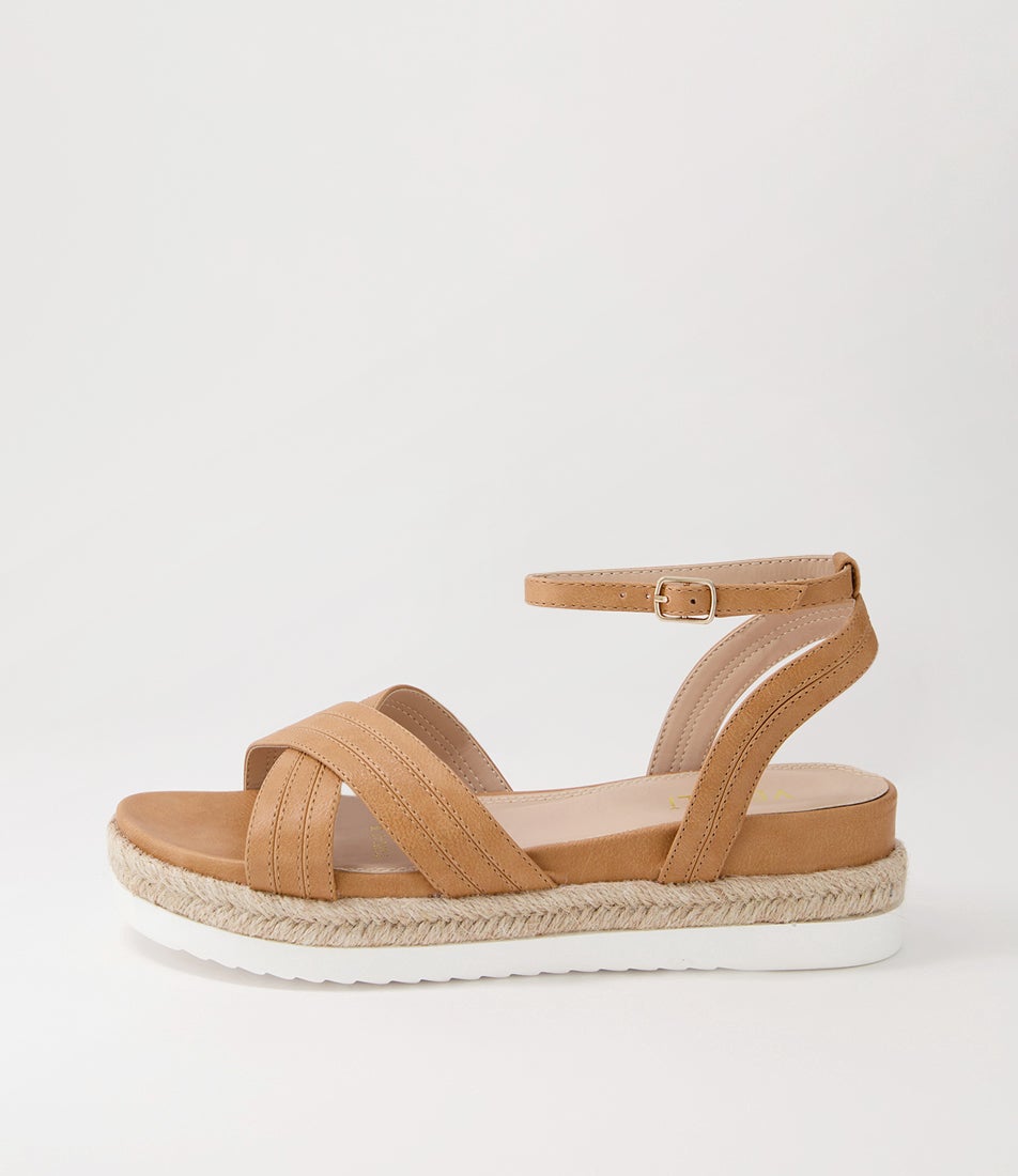 Dezzie Caramel Sandals Dezzie Caramel Sandals
