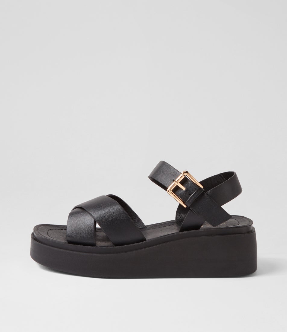 Radar Black Sandals Radar Black Sandals