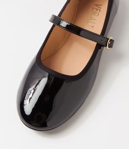 BAMBI VE BLACK PATENT PU