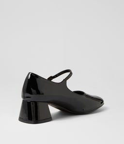 KENNA VE BLACK PATENT PU