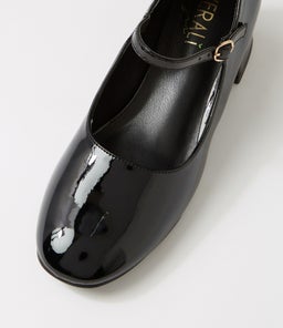 KENNA VE BLACK PATENT PU
