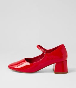 KENNA VE RED PATENT PU