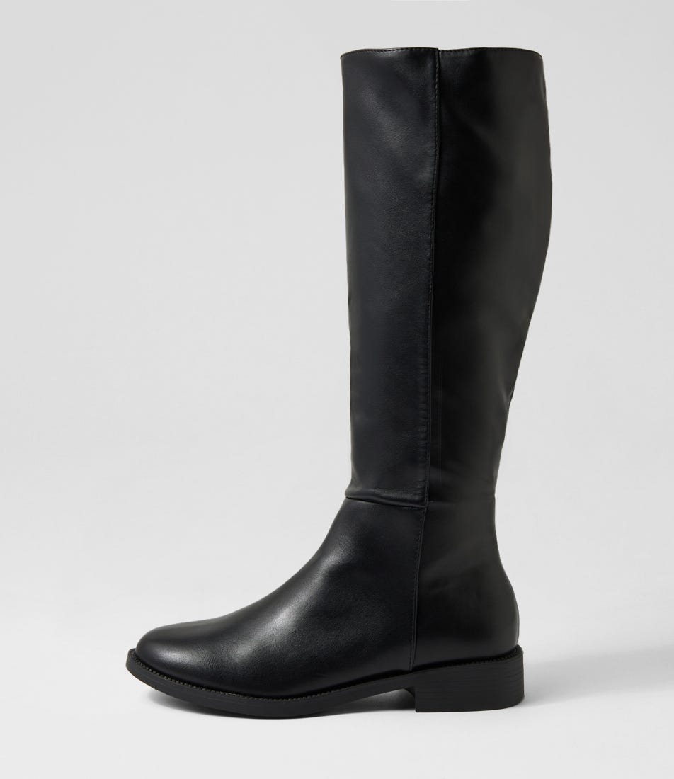 Gabe Black Knee High Boots