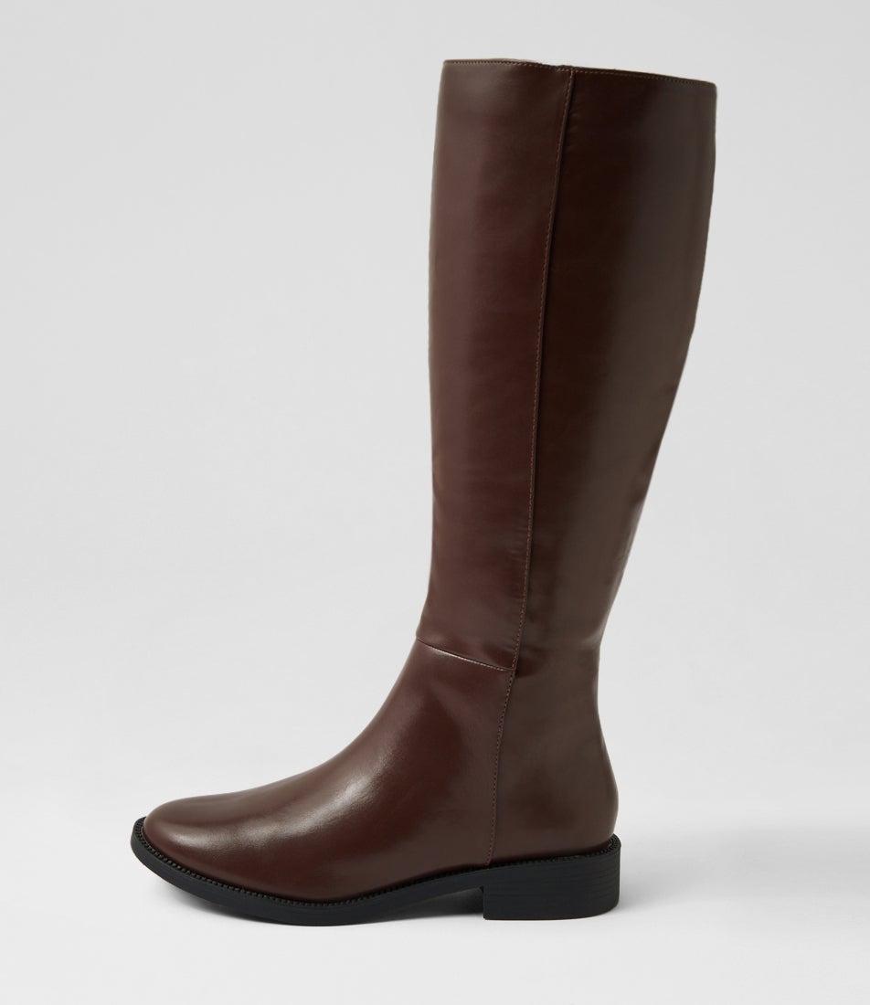 Gabe Chocolate Brown Knee High Boots Gabe Chocolate Brown Knee High Boots