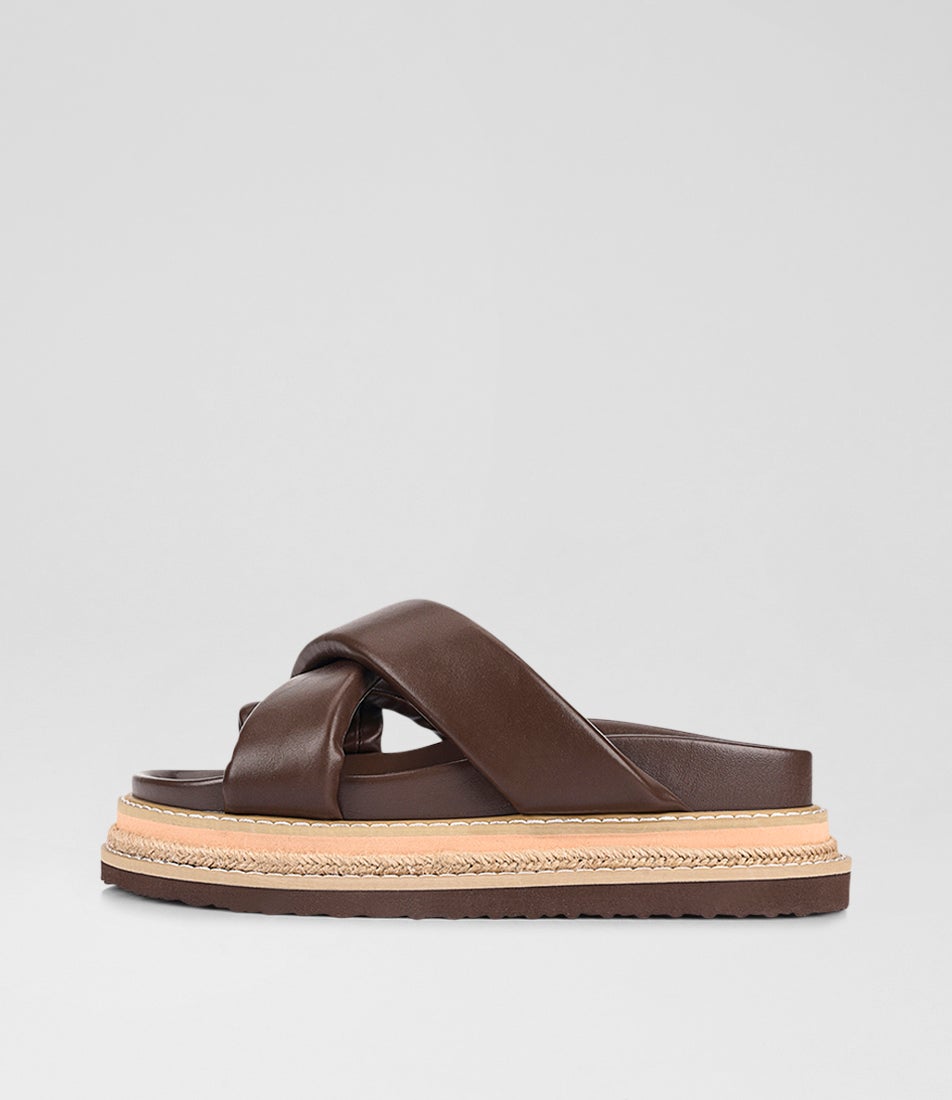 Thelma Chocolate Brown Slides