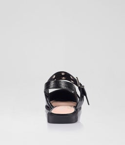 CLEA VE BLACK CRINKLE PATENT PU