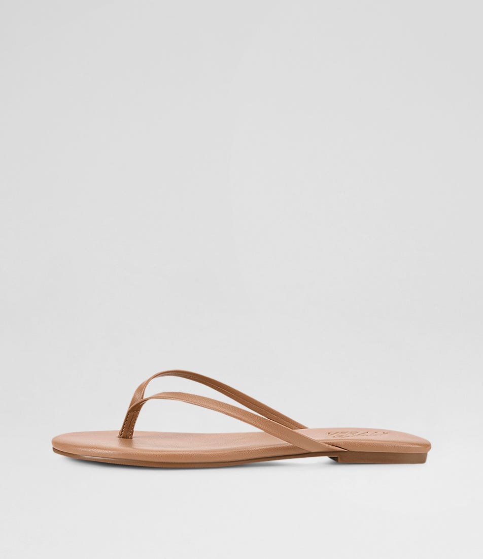 Tori Dark Camel Thongs