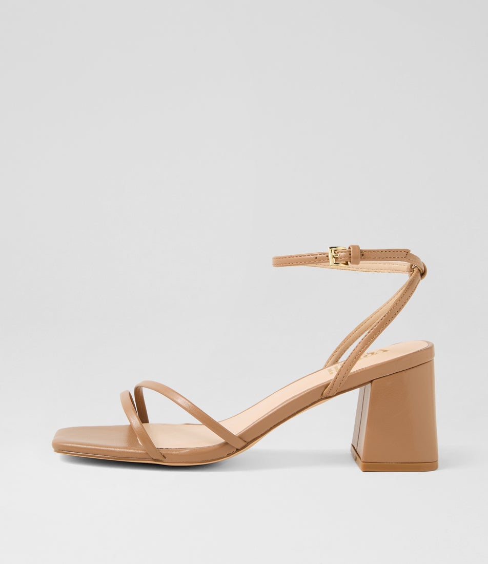 Stevie Dark Camel Sandals