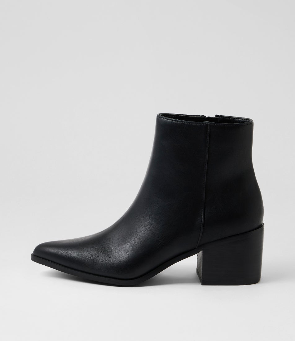 Fiona Black Ankle Boots