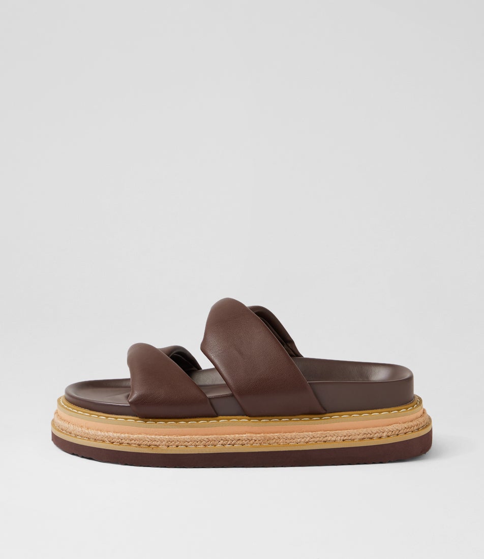 Teagan Chocolate Brown Slides Teagan Chocolate Brown Slides