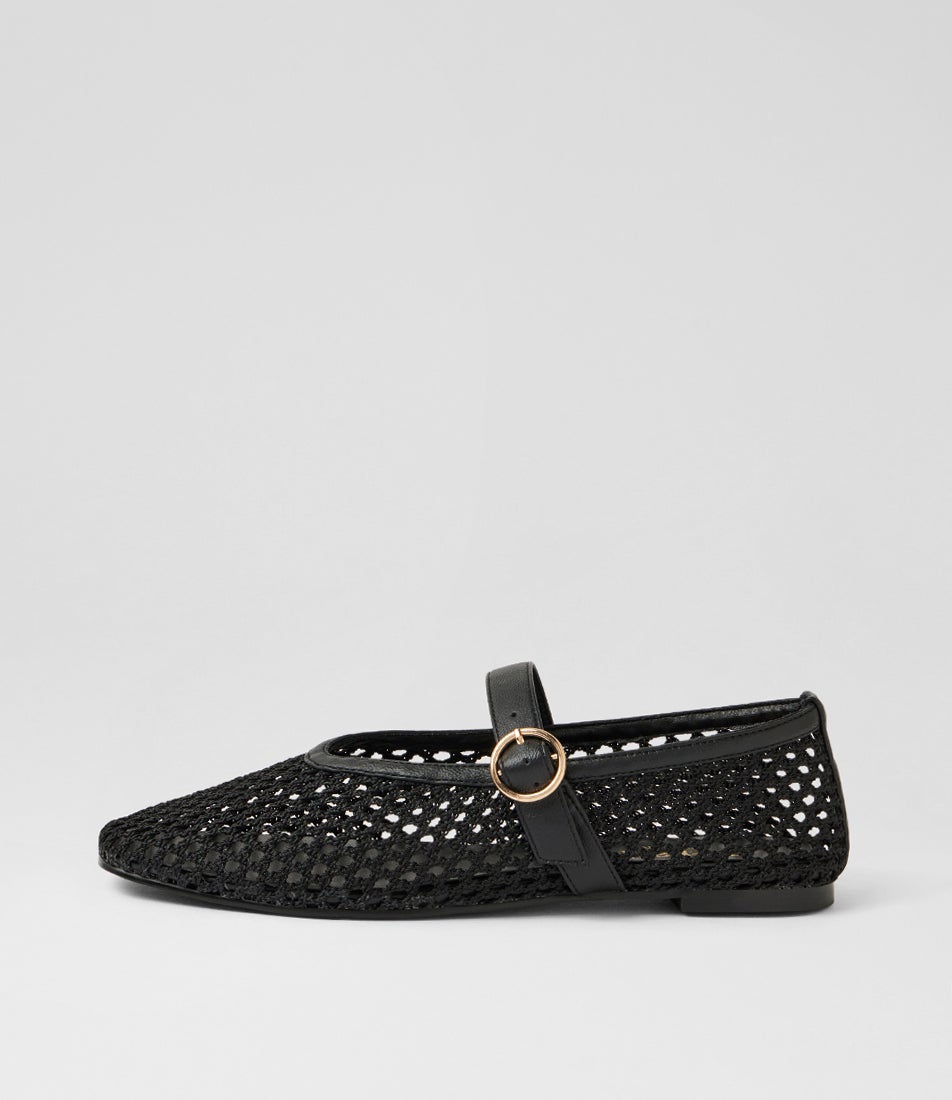 Eunice Black Mary Janes