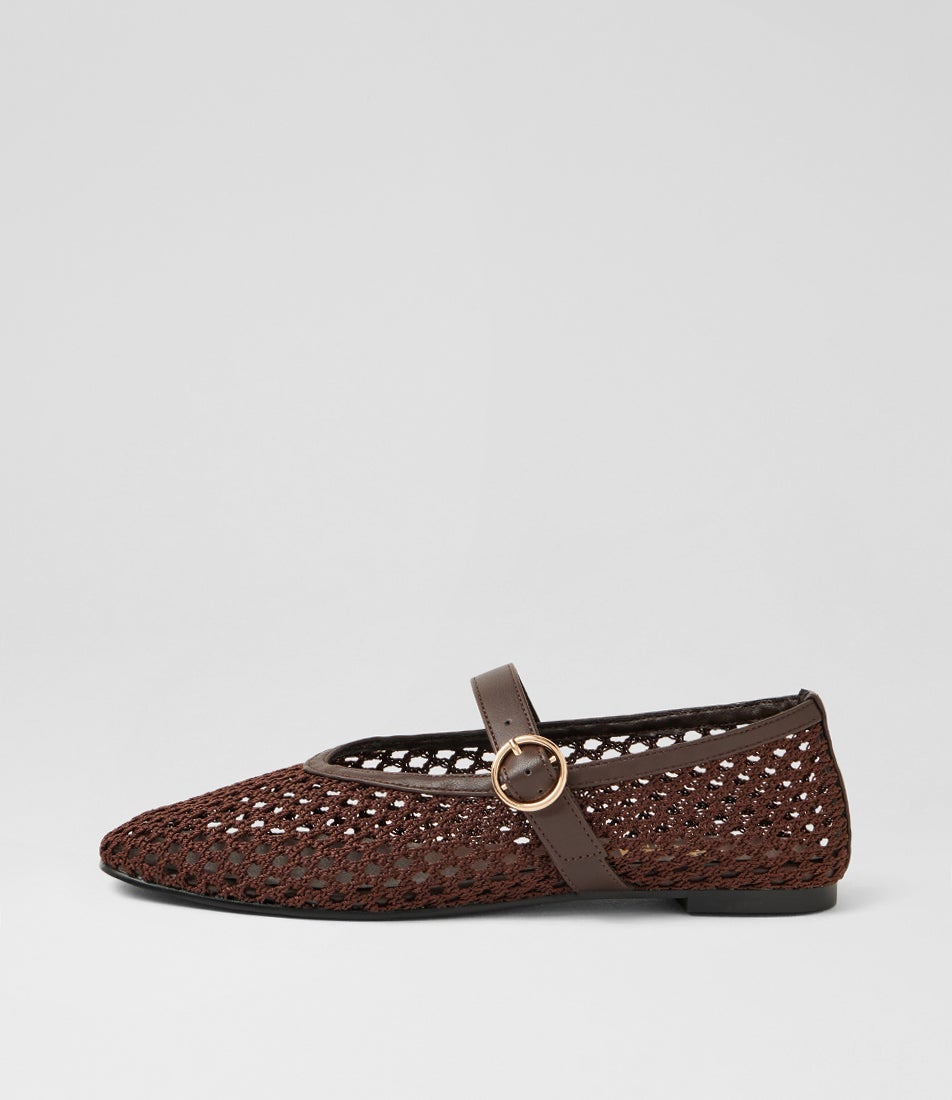 Eunice Chocolate Brown Mary Janes