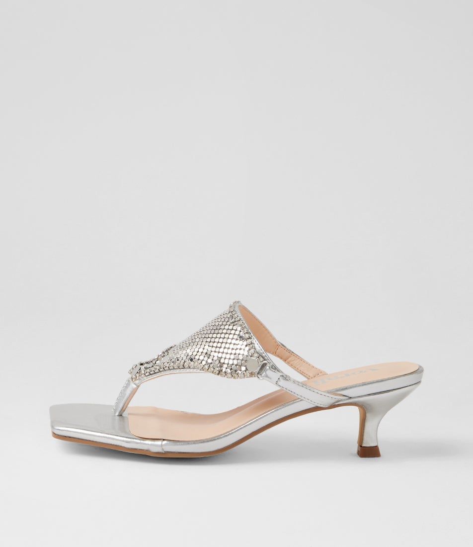 Mackenzie Silver Sandals