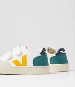SMALL V 12 JNR VJ WHITE MULTICO BRITTANY LEATHER