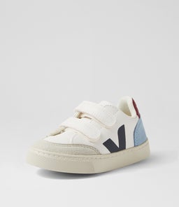 SMALL V 12 TOT VJ EXTRA WHITE MULTICO STEEL LEATHER