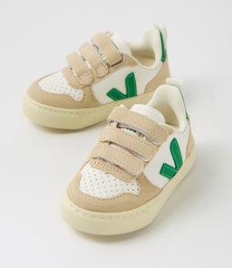 SMALL V 10 TOT VJ EXTRA WHITE EMERAUDE LEATHER