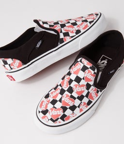 ASHER W VN CHECKERS MULTI WHITE CANVAS