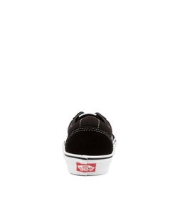 WARD W VN BLACK WHITE SUEDE CANVAS