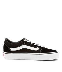 WARD W VN BLACK WHITE SUEDE CANVAS