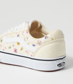 WARD W VN PRESSED FLORAL WHT CANVAS