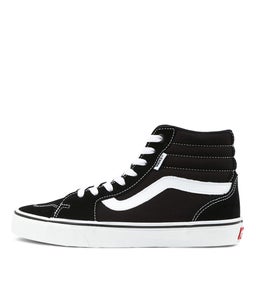 FILMORE HI W VN BLACK WHITE SUEDE CANVAS