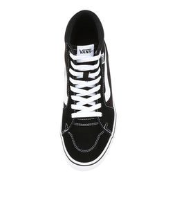 FILMORE HI W VN BLACK WHITE SUEDE CANVAS