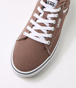 SELDAN M VN DEEP TAUPE WHITE CANVAS