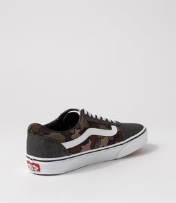 WARD M VN WASHED DUCK CAMO BLACK CANVAS
