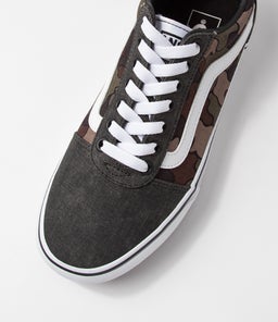 WARD M VN WASHED DUCK CAMO BLACK CANVAS