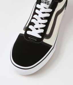 WARD M VN MARSHMALLOW BLACK SUEDE