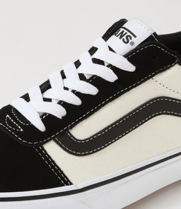 WARD M VN MARSHMALLOW BLACK SUEDE