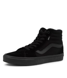 FILMORE HI M VN BLACK BLACK SUEDE CANVAS