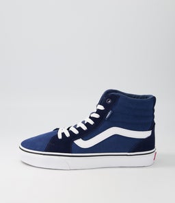 FILMORE HI M VN DRESS BLUES WHITE SUEDE CANVAS