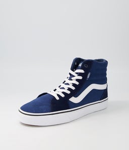 FILMORE HI M VN DRESS BLUES WHITE SUEDE CANVAS