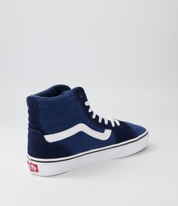 FILMORE HI M VN DRESS BLUES WHITE SUEDE CANVAS