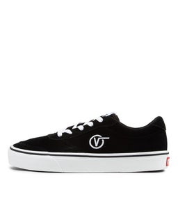 SPORT VULC W VN BLACK WHITE SUEDE