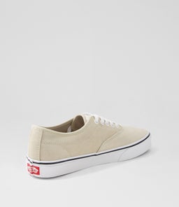 DOHENY DECON M VN TAUPE WHITE CANVAS