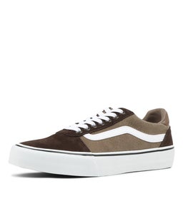 WARD DELUXE M VN RETRO BROWN WHITE SUEDE CANVAS