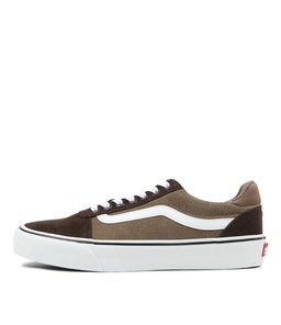 WARD DELUXE M VN RETRO BROWN WHITE SUEDE CANVAS
