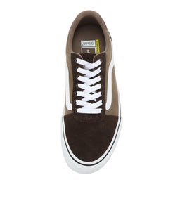WARD DELUXE M VN RETRO BROWN WHITE SUEDE CANVAS
