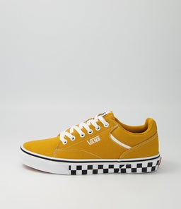 SELDAN CHECKER SIDEWALL M VN YELLOW CANVAS