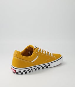 SELDAN CHECKER SIDEWALL M VN YELLOW CANVAS