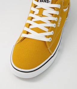 SELDAN CHECKER SIDEWALL M VN YELLOW CANVAS