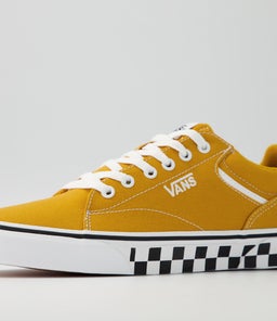 SELDAN CHECKER SIDEWALL M VN YELLOW CANVAS