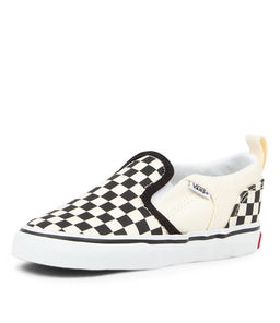 ASHER V TOT VN BLACK NATURAL CHECKERS CANVAS