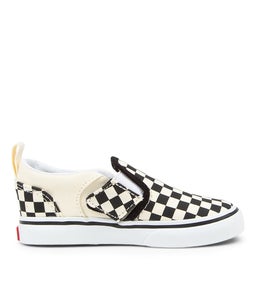 ASHER V TOT VN BLACK NATURAL CHECKERS CANVAS