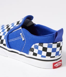 ASHER V TOT VN CHECKERBOARD BLUE CANVAS