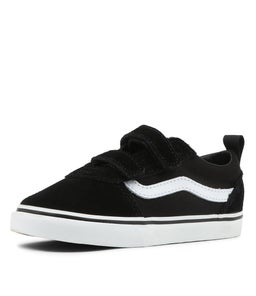 WARD V TOT VN BLACK WHITE SUEDE CANVAS
