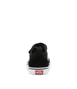 WARD V TOT VN BLACK WHITE SUEDE CANVAS