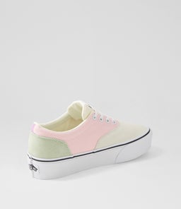 DOHENY PLATFORM W VN LT PURPLE MULTI SUEDE CANVAS